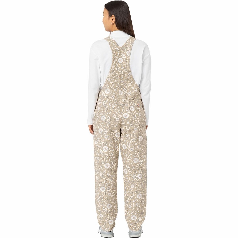Dickies Women's Ellis Floral Bib
Size: Small (S/P)
Color: Beige / tan - Picture 5 of 7